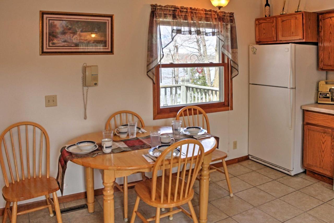 Cozy Balsam Lake Home Deck, Private Dock And Kayaks Exterior foto