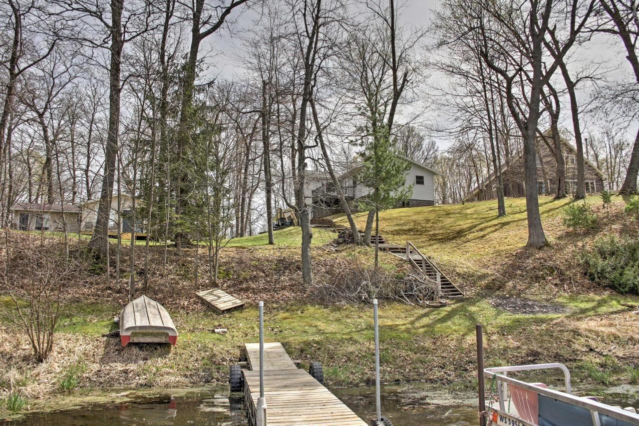 Cozy Balsam Lake Home Deck, Private Dock And Kayaks Exterior foto